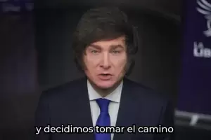 Milei lanz� un nuevo spot con tono �pico: "La libertad avanza o la Argentina retrocede"