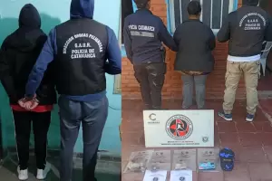 Incautaron ms de medio kilo de droga y detuvieron a dos personas