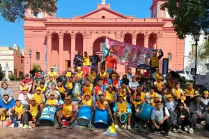 La familia grande del Hogar de Cristo recorre los barrios de la capital de Catamarca