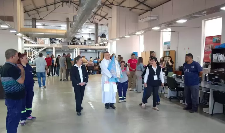 virgen del valle visita a instituciones