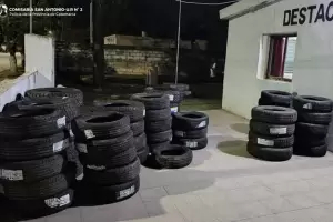 Contrabando: secuestraron casi 60 cubiertas en Catamarca