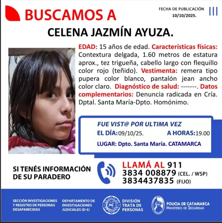 adolescentes desaparecidas en santa maria