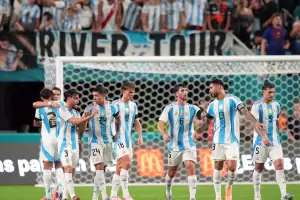 Argentina super a Venezuela en el primer amistoso de su gira por Miami