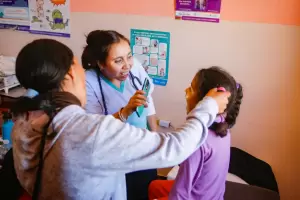 Lleguemos al Barrio visitar la Escuela Luisa Mara Sesn y Tinogasta