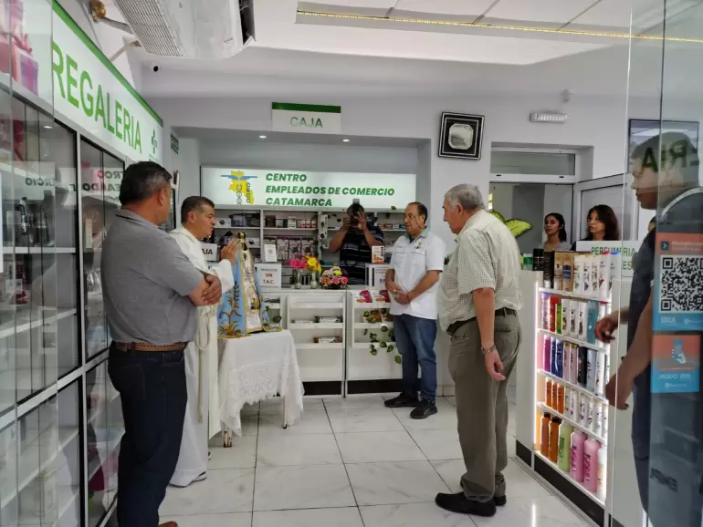 virgen del valle visita instituciones