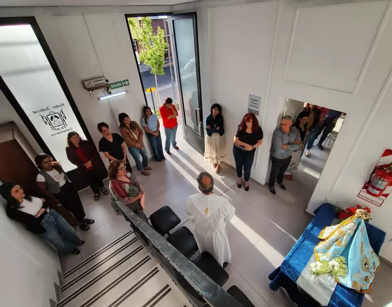 virgen del valle visita instituciones