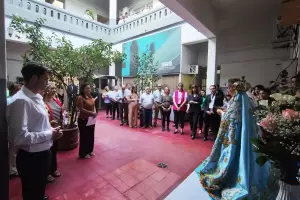 Visitas de la Virgen del Valle, hoy el turno del Poder Judicial y el Colegio Fidel Mardoqueo Castro