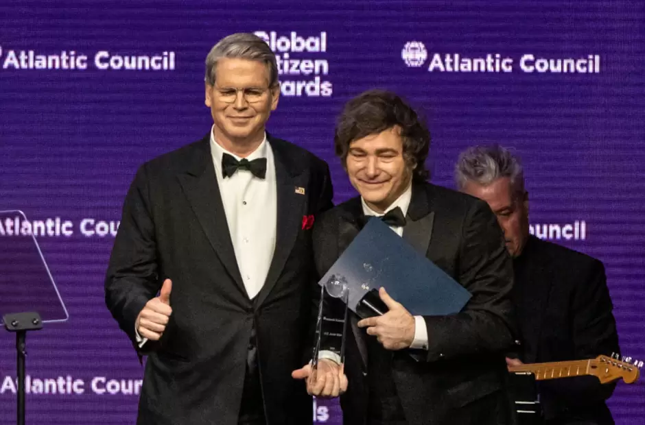 Scott Bessent y Javier Milei