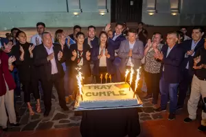 Fray Mamerto Esqui celebr los 404 aos de su hito fundacional con un acto