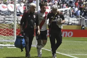 Nueva lesin de Driussi enciende las alarmas en River: llega al Superclsico?