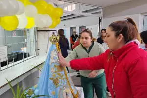 Emotiva visita de la Madre Morena al CAPS Carlos Bravo en Catamarca