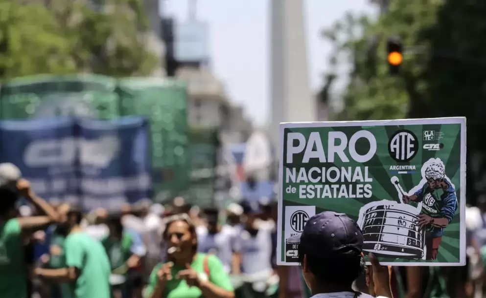 ATE convocó a un paro nacional en reclamo de aumento salarial - La ...