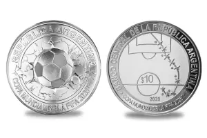Se agotaron las monedas en homenaje al gol de Maradona a Inglaterra
