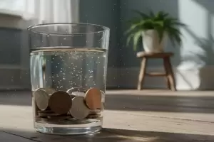 El ritual del vaso de agua con monedas: una prctica del Feng Shui para atraer prosperidad en noviembre