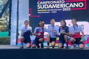 Orgullo catamarque�o: Maite Ovejero fue cuarta en el Sudamericano de MTB