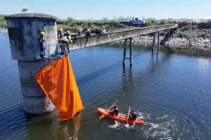 Dique Sumampa: la fuga que se control reduce el 98% de prdidas