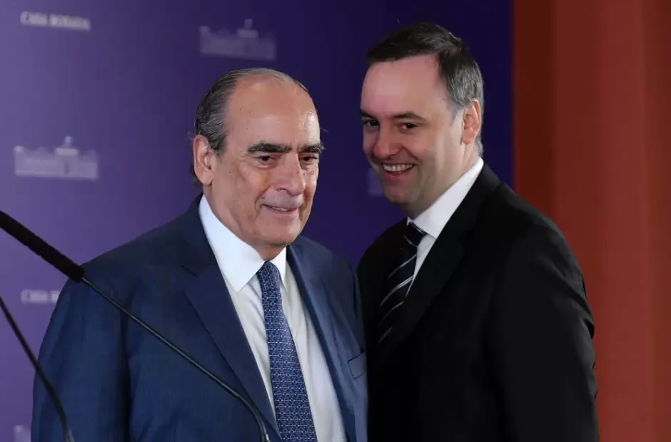 Guillermo Francos y Manuel Adorni
