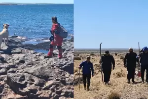 Jubilados desaparecidos en Chubut: hallan indicios en la costa y refuerzan los rastrillajes