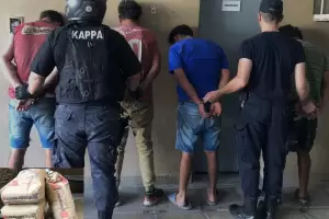Cuatro detenidos por robar cementos en la zona sur de la ciudad