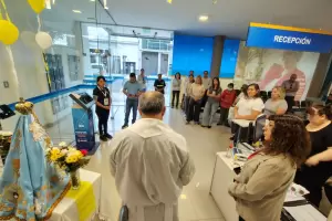 La Virgen del Valle llev su bendicin al PAMI y a la Fiscala Federal