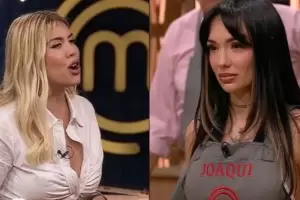 Tremendo cruce entre La Joaqui y Wanda Nara en MasterChef Celebrity