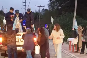 La Virgen del Valle recorre Andalgal�, Aconquija y capellan�as policiales