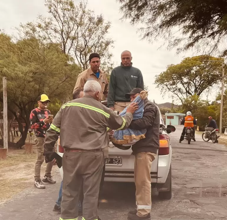 virgen del valle en el portezuelo