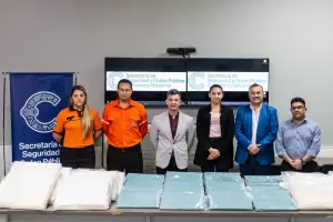 Seguridad don sbanas y frazadas al Hospital San Juan Bautista