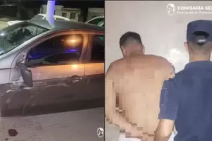 Violento detenido: atac a su pareja y enfrent a la Polica con un arma blanca