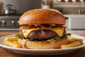 Un piloto muri despus de comer una hamburguesa: el impactante motivo