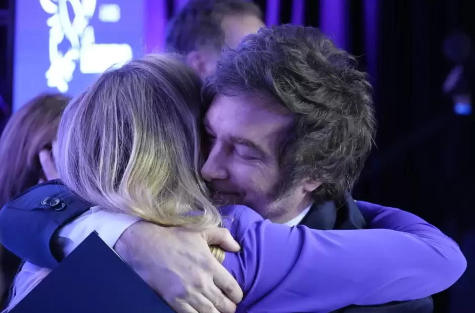 Javier Milei y Karina