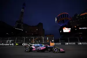 Colapinto termin ltimo en su primera prctica en el Gran Premio de Las Vegas