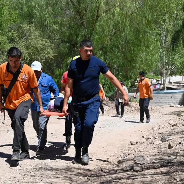 Simulacro de evacuacin en Amanao puso a prueba el nuevo contenedor de emergencias