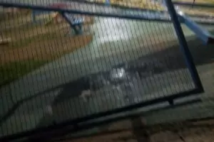 Catamarca: una torre cay sobre un auto familiar y hubo destrozos por las intensas rfagas