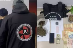 Catamarca: secuestran marihuana, dinero y hay un detenido