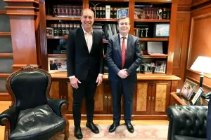 Santilli se reuni con Zamora, quien se mostr abierto al Presupuesto y las reformas