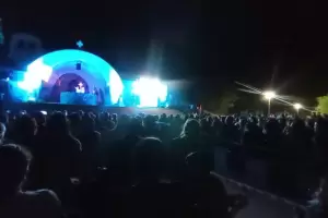 Una multitud celebr "La Noche del Sol Agua Viva" en la Gruta de la Virgen del Valle