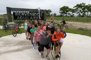 Cien ciclistas tucumanos emprenden una peregrinacin inclusiva histrica