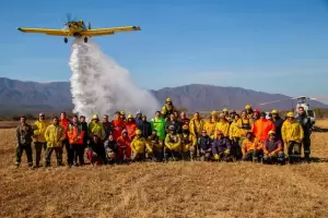 Curso en Catamarca sobre de medios areos para combate de incendios forestales