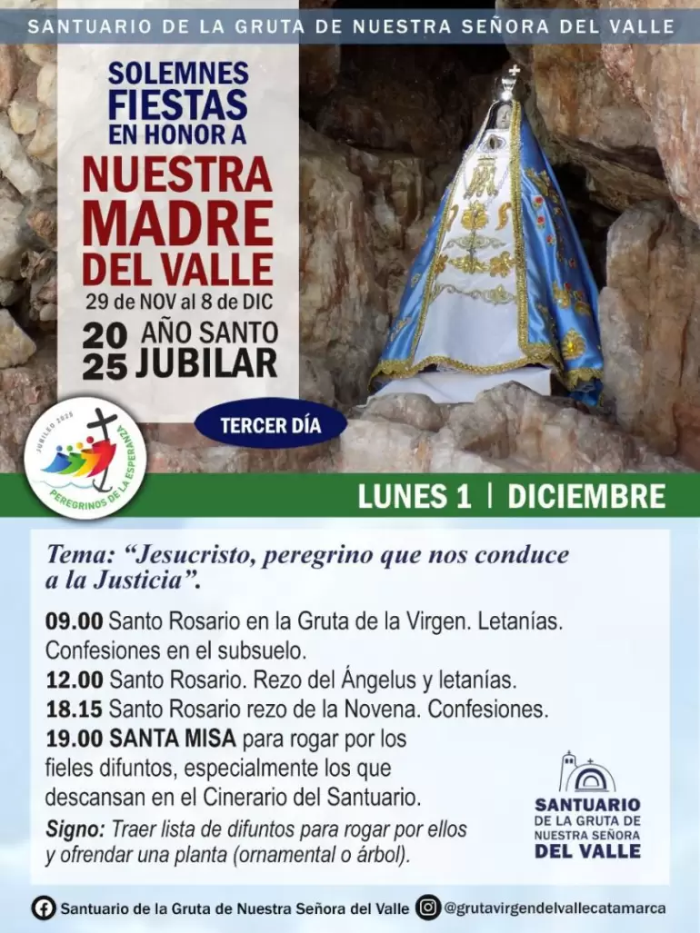 programa virgen lunes