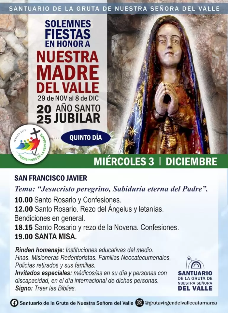 programa virgen miercoles