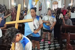 La fe que conmueve: as ingresaban peregrinos tucumanos hasta la Virgen del Valle