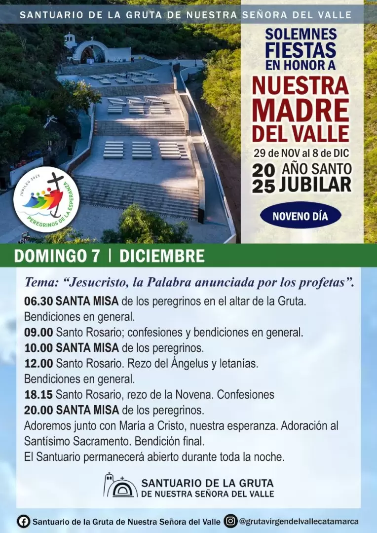 programa virgen domingo