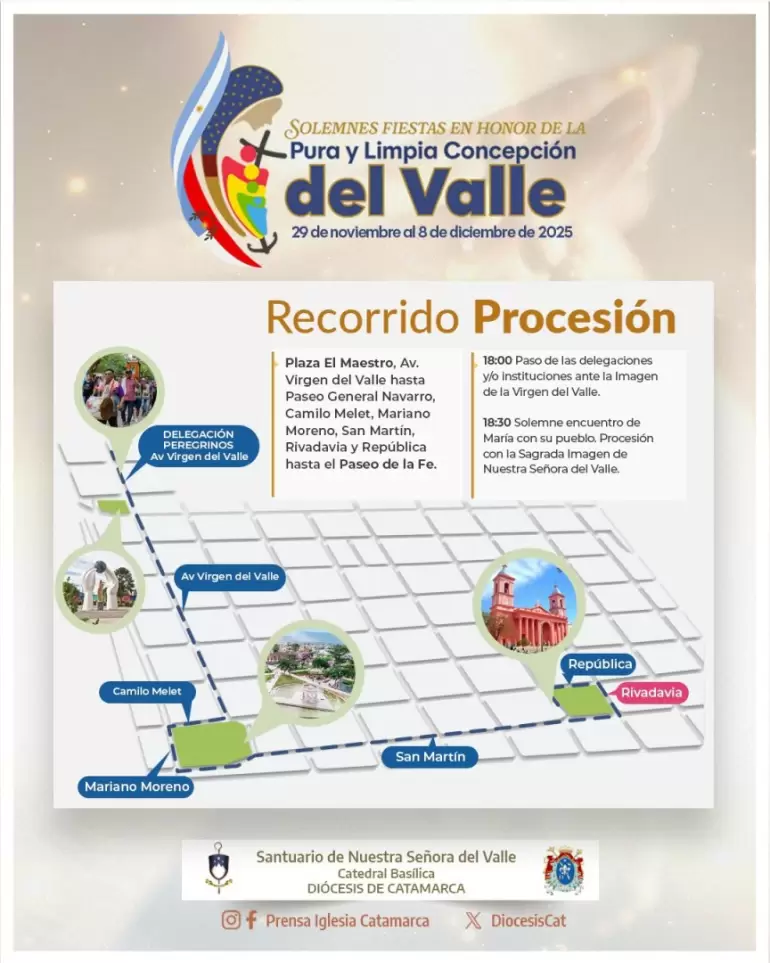 fiestas marianas procesión