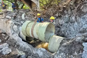 Aguas de Catamarca finaliz la reparacin en el Acueducto Pirquitas