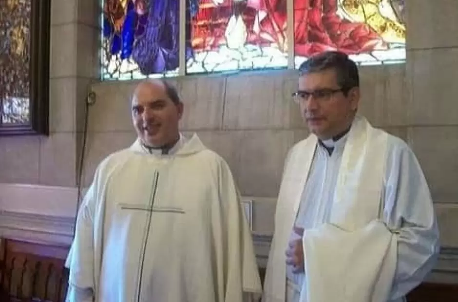 Mons. Jos Antonio Daz y el Pbro. Julio Mura