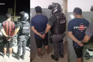 Inseguridad en Catamarca: tres jvenes detenidos por el robo de una moto