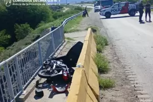 Catamarca: un herido tras chocar contra el muro de un puente en la Ruta Nacional 38