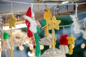 Propuestas para decorar la mesa navidea en la Feria del Patio