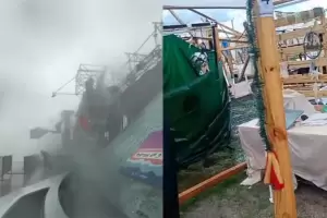 Fuerte tormenta con granizo caus destrozos en la Feria del Patio y varias zonas de la Capital